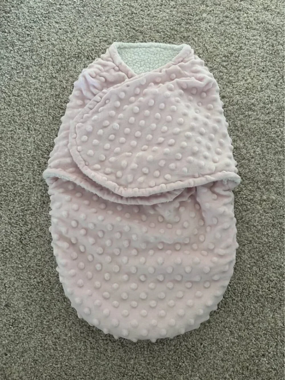 Pink Fuzzy Swaddle